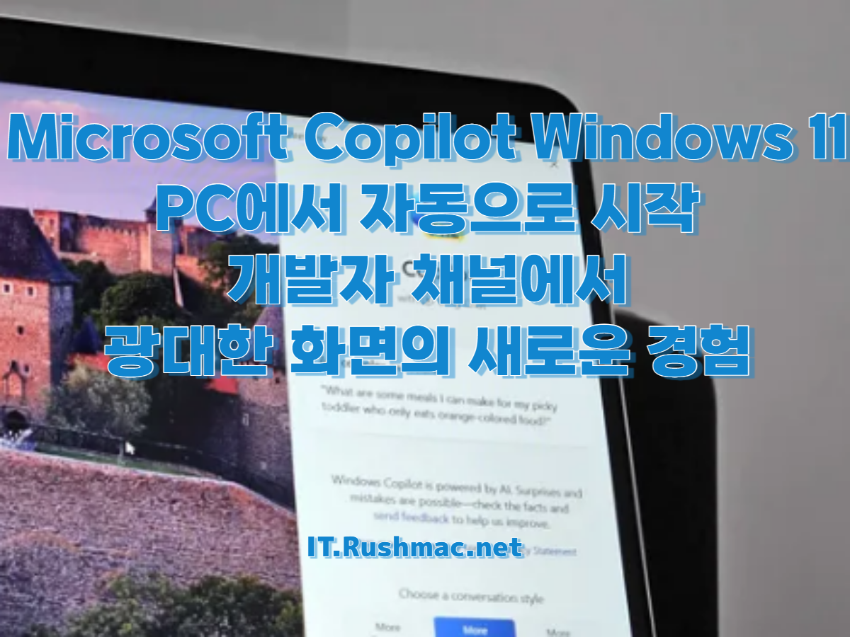 Microsoft Copilot이 Windows 11 PC에서 자동으로 시작