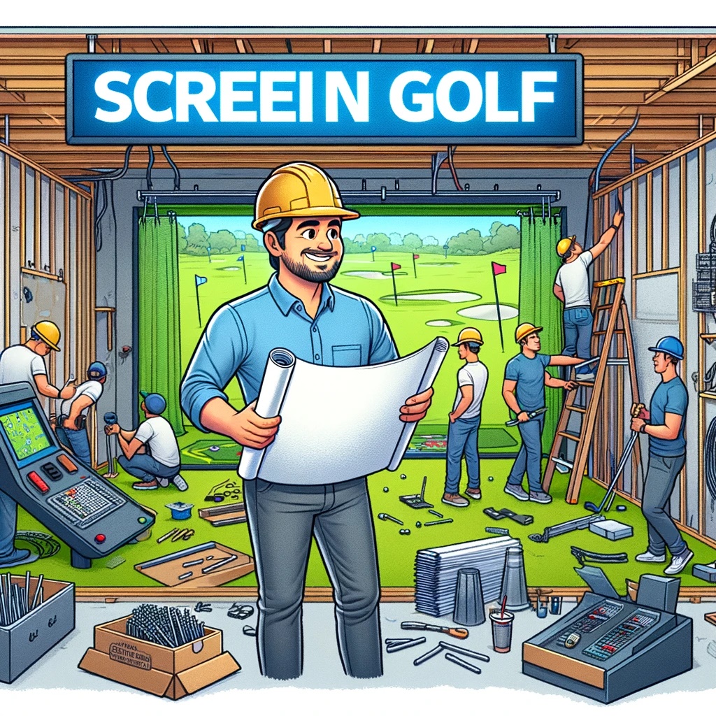 스크린 골프 창업 인테리어 공사
