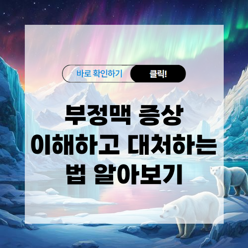 부정맥 증상 이해하고 대처하는 법 알아보기