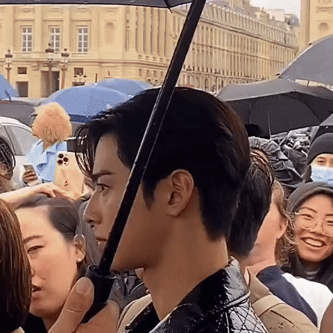  차은우, 디올 파리패션위크 사진 움짤 모음