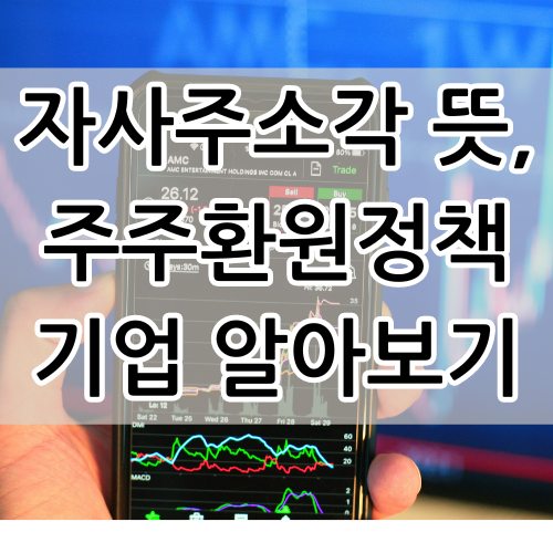 자사주소각 매입 뜻과 주주환원정책 기업 알아보기