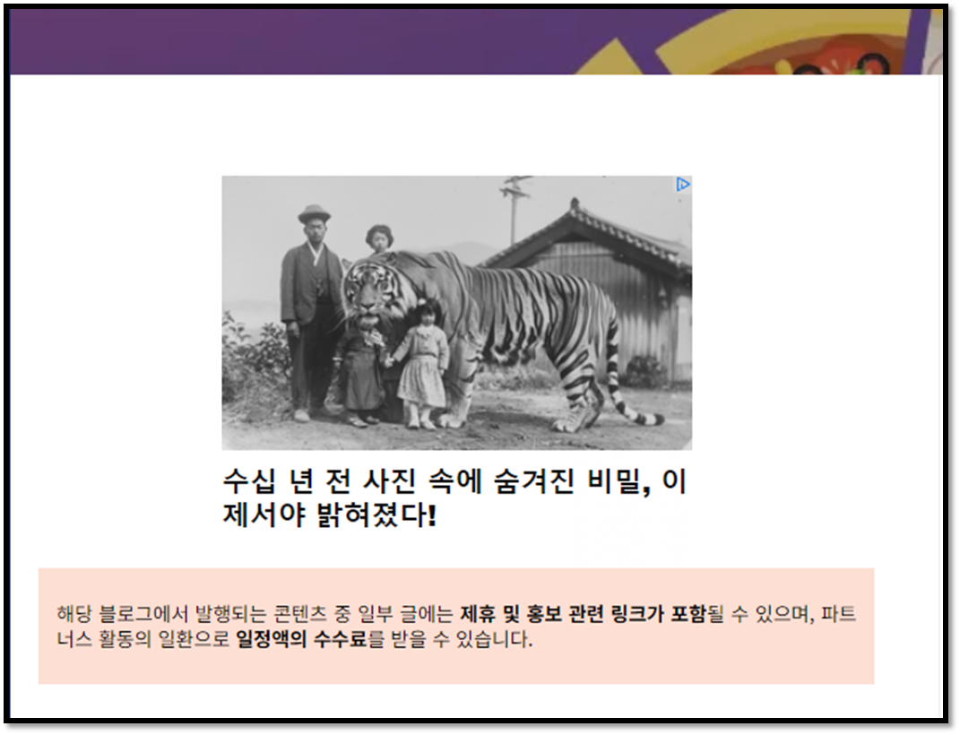 광고 밑에 넣기