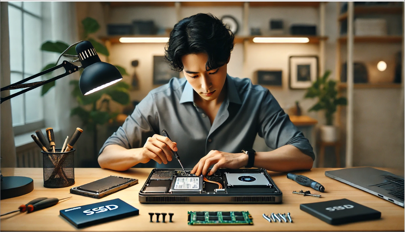 노트북 메모리와 SSD 업그레이드 방법