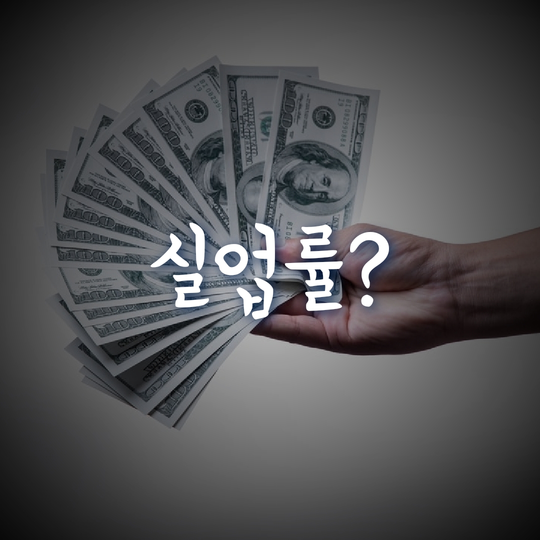  실업률 총정리, 실업율? 실업률?