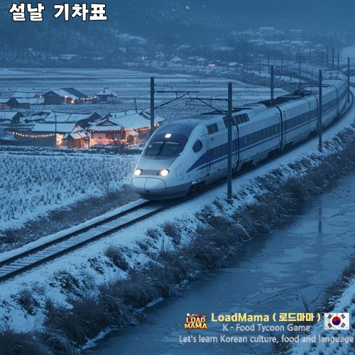 고속열차 KTX, SRT, 한국 시골 풍경을 달리는 모습