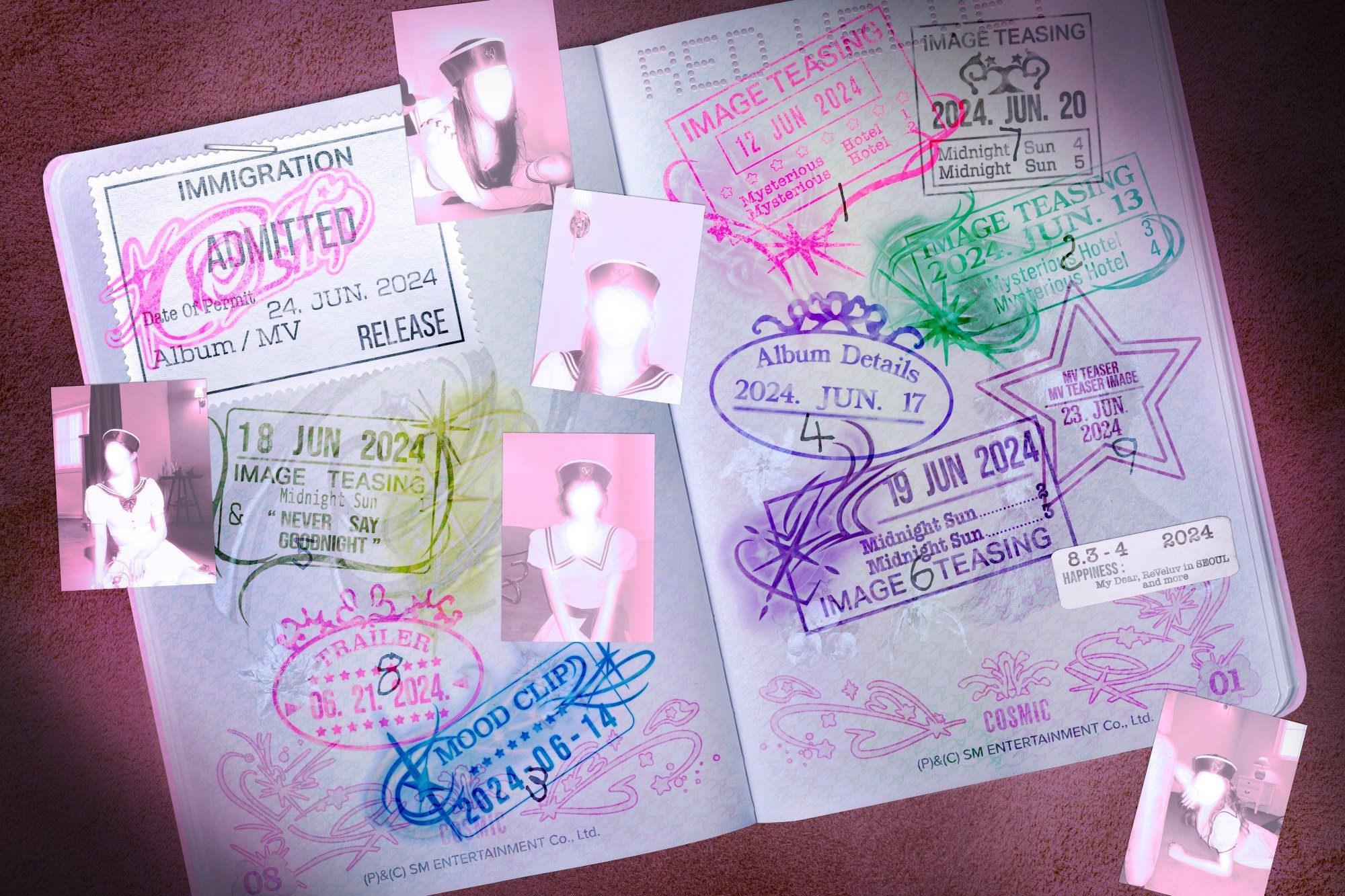 Red Velvet 'Cosmic' - Travel Document