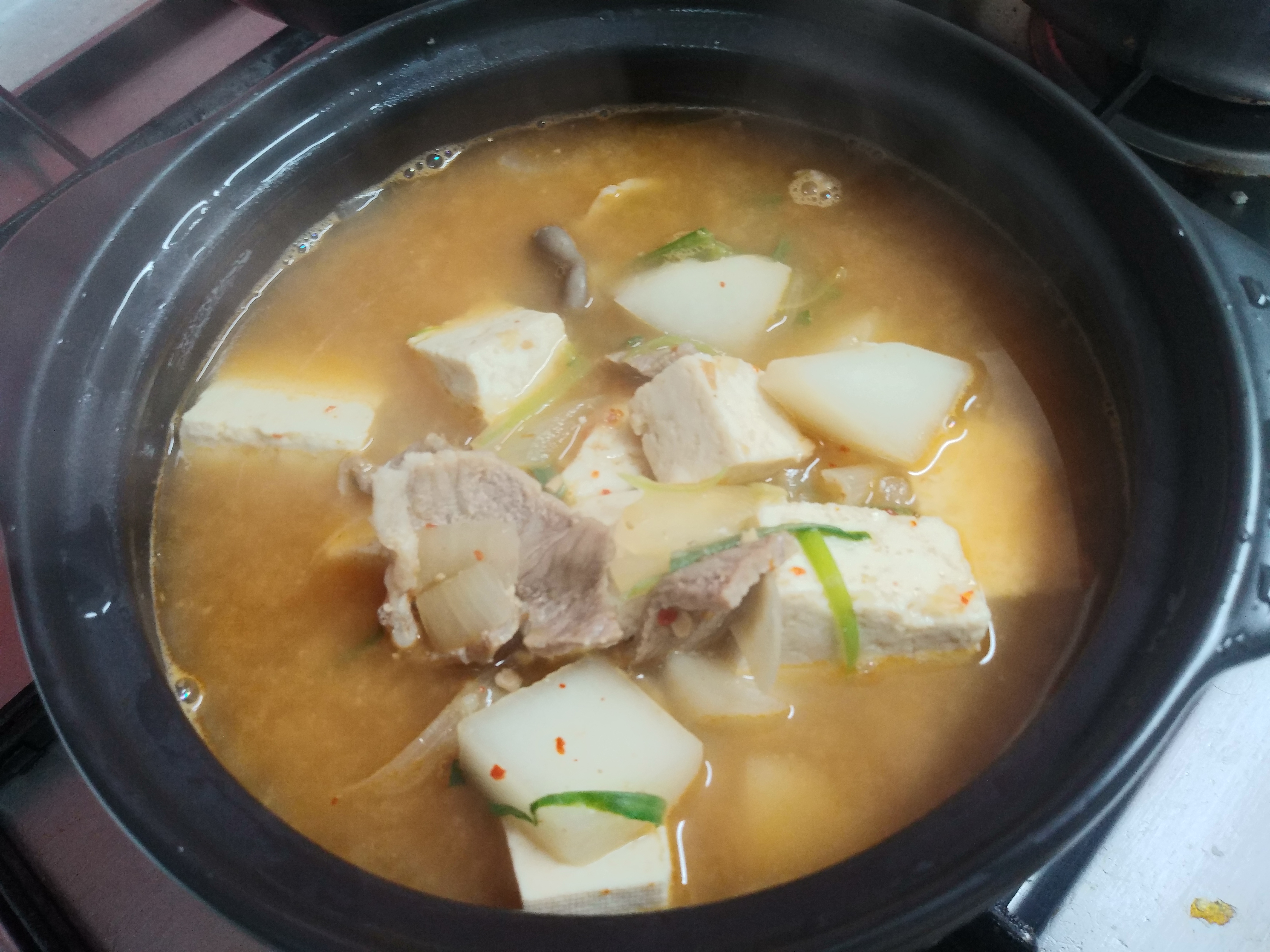  냄새안나는 칼칼하고 구수한 청국장찌개