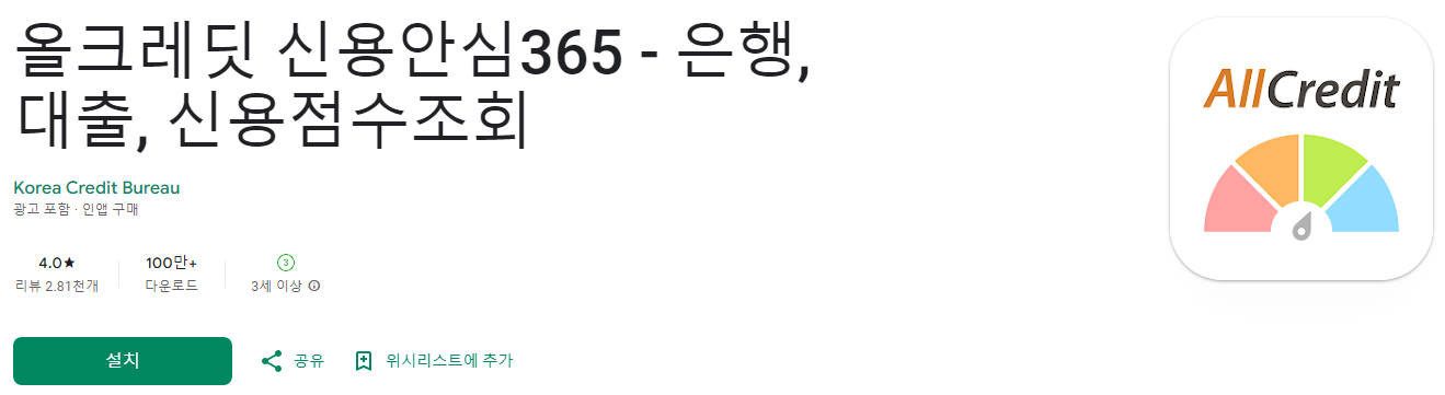 통신등급 조회, 올크레딧 신용안심365, 은행, 대출, 신용점수조회, 신용올리기 2.0