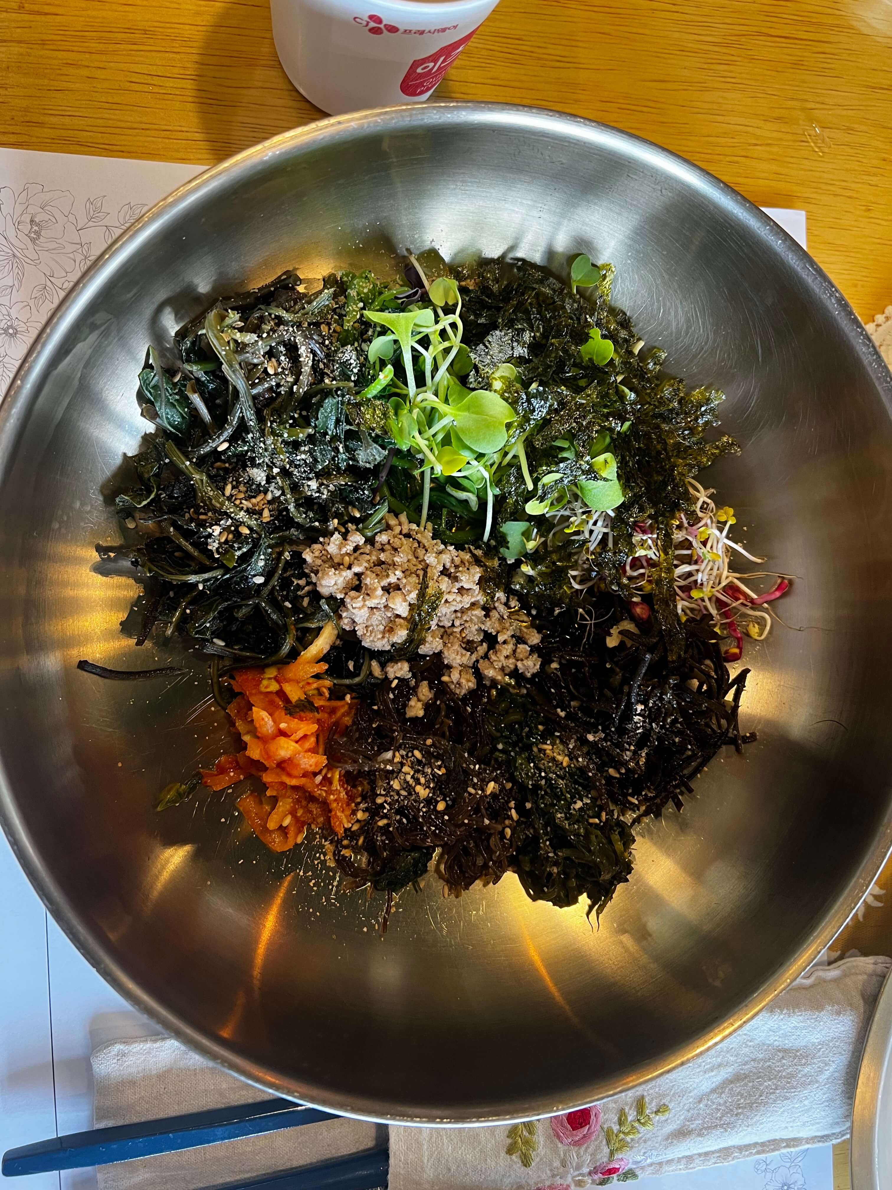 민수랜드-거제수월풍경 비빔밥