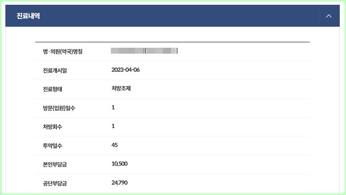 정부 24 병원 진료 기록 인터넷 조회 방법 5