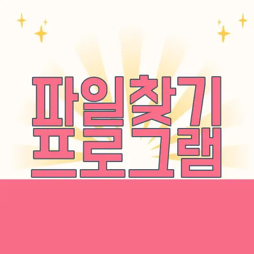 파일찾기 프로그램