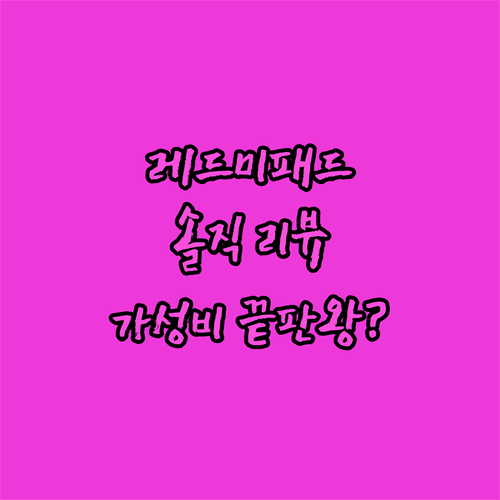 샤오미 레드미 패드 SE 솔직 리뷰!
