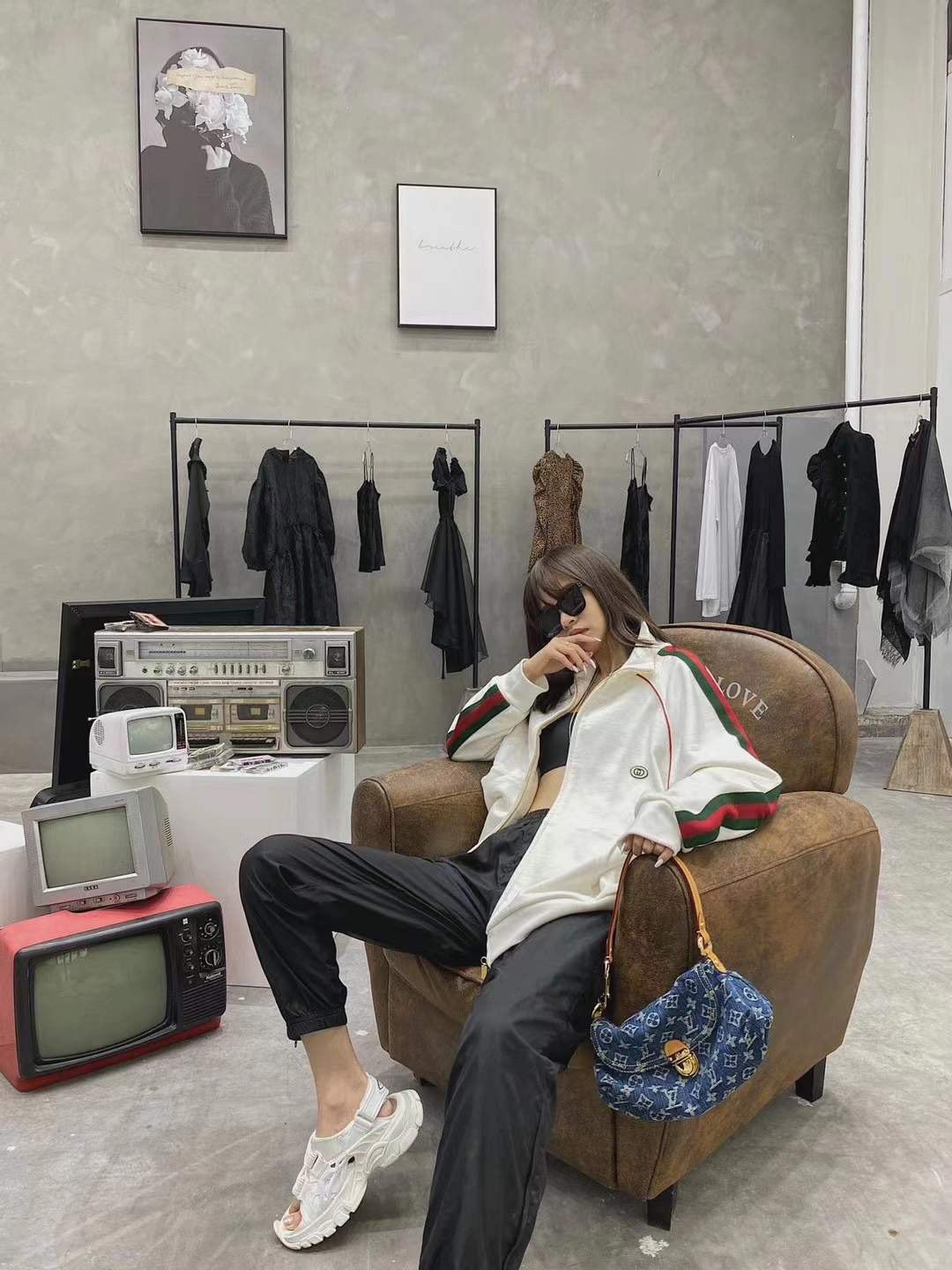  [GUCCI] 구찌 웹 집업 자켓 625405 XJCOE 9146