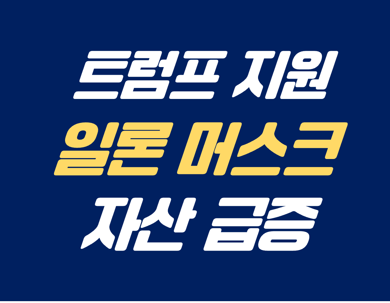 일론머스크 자산 급증