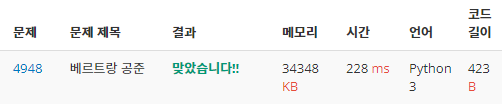  백준 4948 : 베르트랑 공준 (파이썬)