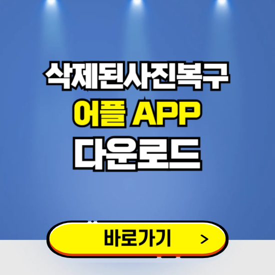 삭제된 사진 복구 앱 다운로드 ❘ 어플 다운방법 ❘ PC버전 설치 ❘ 갤럭시 아이폰