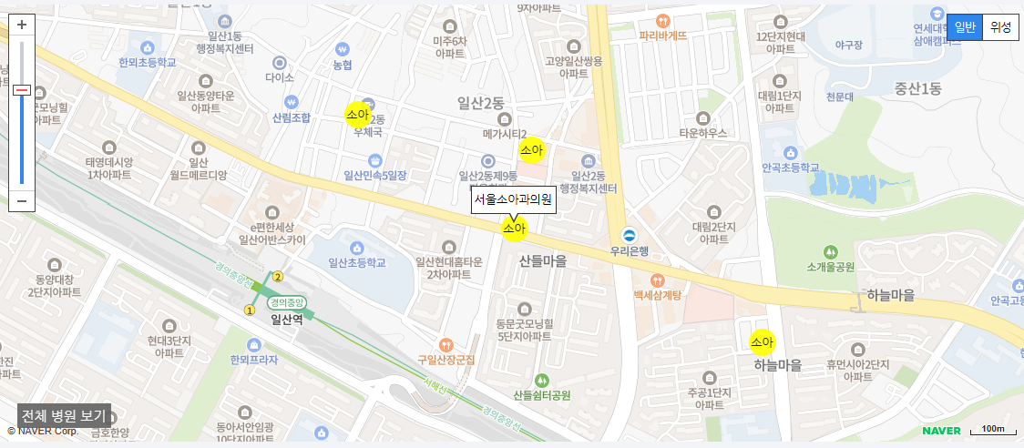 고양시 소아과 야간 진료 병원 서울소아과의원