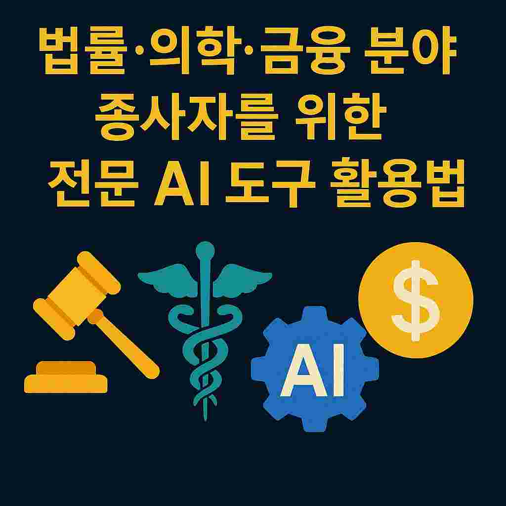 42화_법률 의학 금융 분야 종사자를 위한 전문 AI도구 활용법