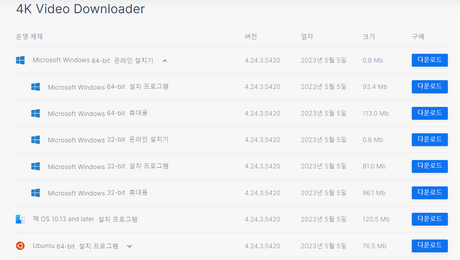4K-Video-Downloader-버전
