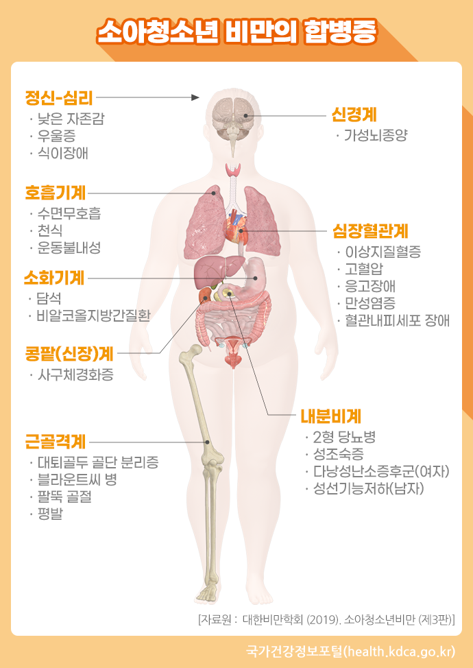 소아청소년 비만의 합병증