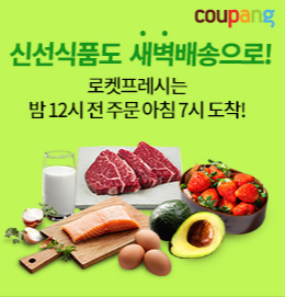  2020년 1월 17일 쿠팡로켓프레시 쇼핑정보