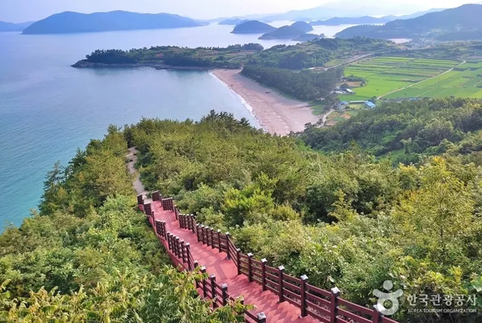 남열 해돋이 해수욕장 전경 이미지