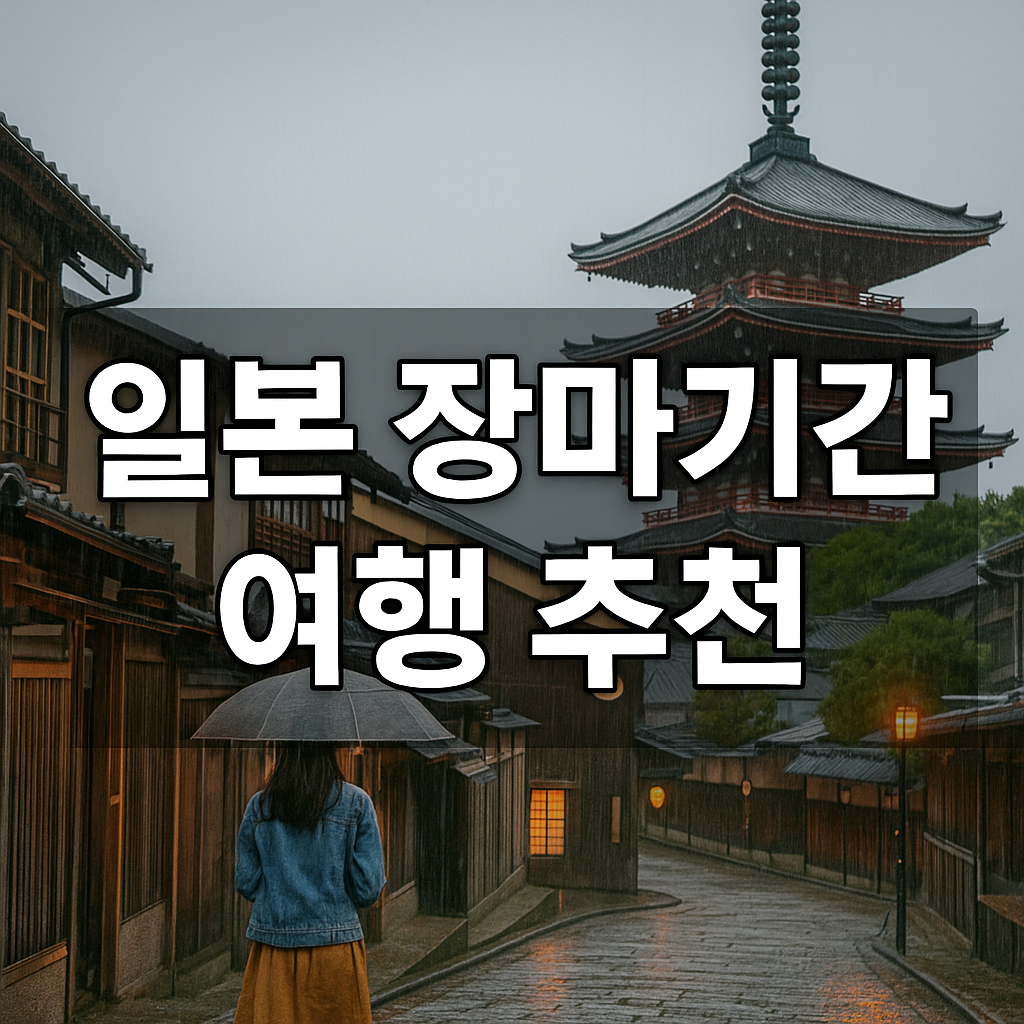 2025일본 장마기간정리