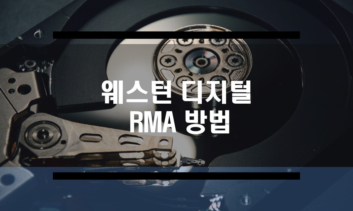  웨스턴 디지털 RMA 방법 ( Feat. WD 8TB 레드 플러스)