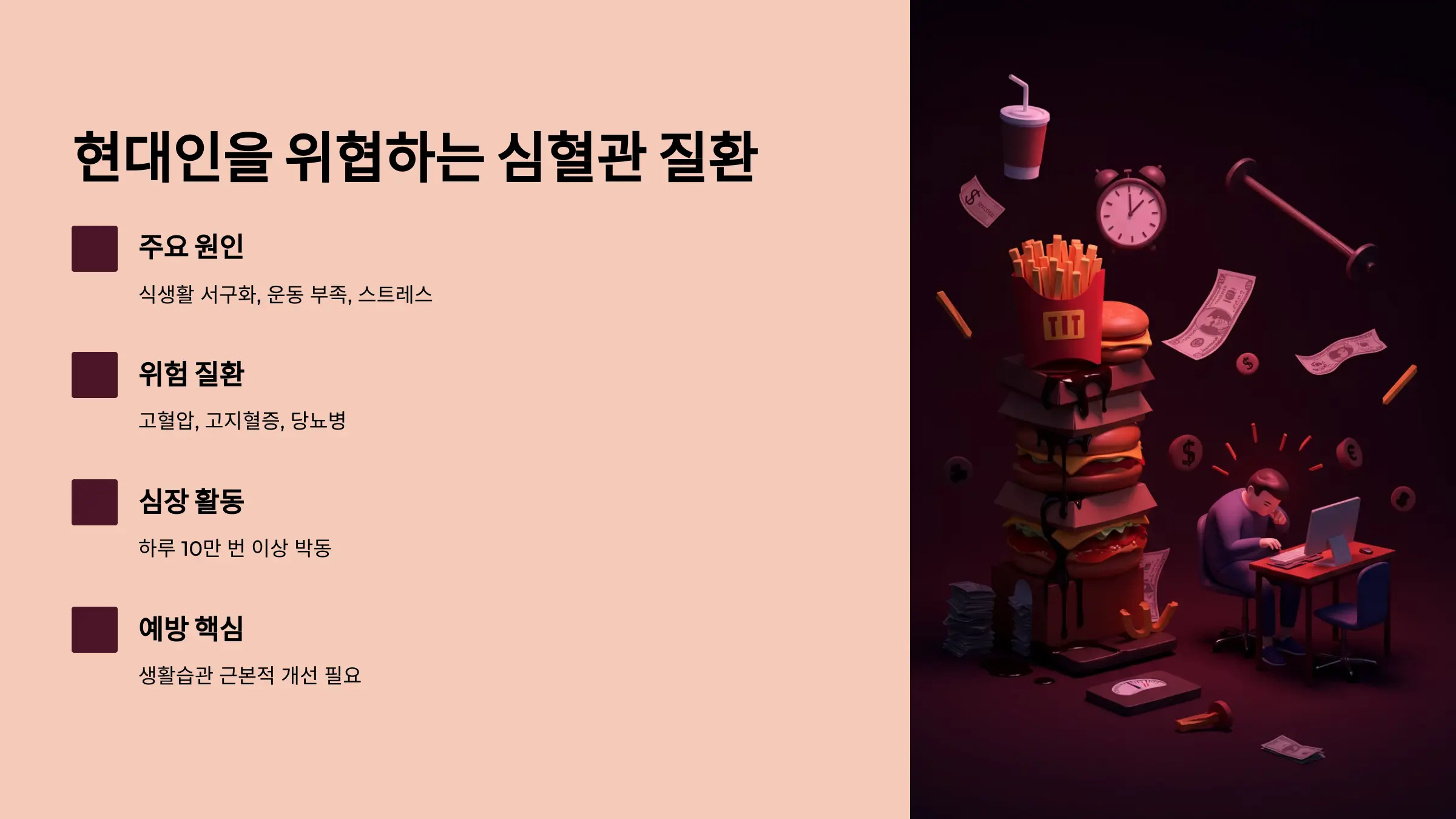 현대인의 건강을 위협하는 심혈관 질환