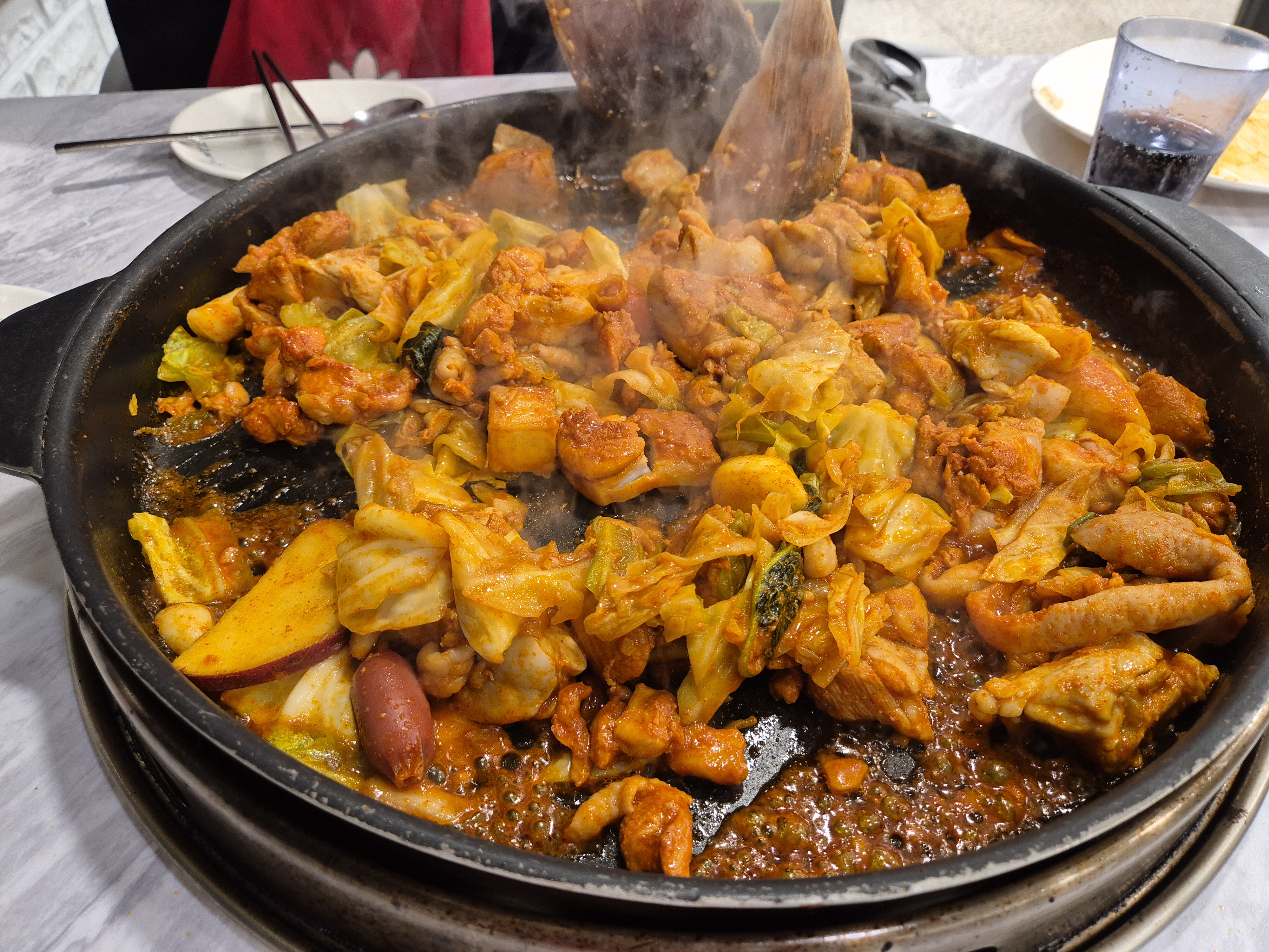 철판-닭갈비