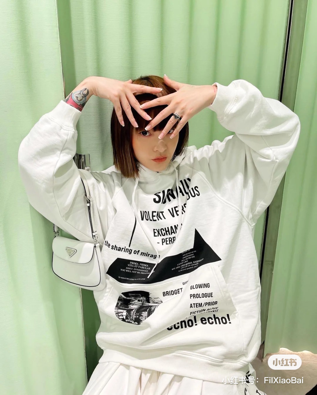  [PRADA x RAF SIMONS] 프라다 X 라프시몬스 코튼 플리스 스웨트 셔츠 후드 티셔츠 134628_1YQR_F0964_S_211 (2 COLOR)