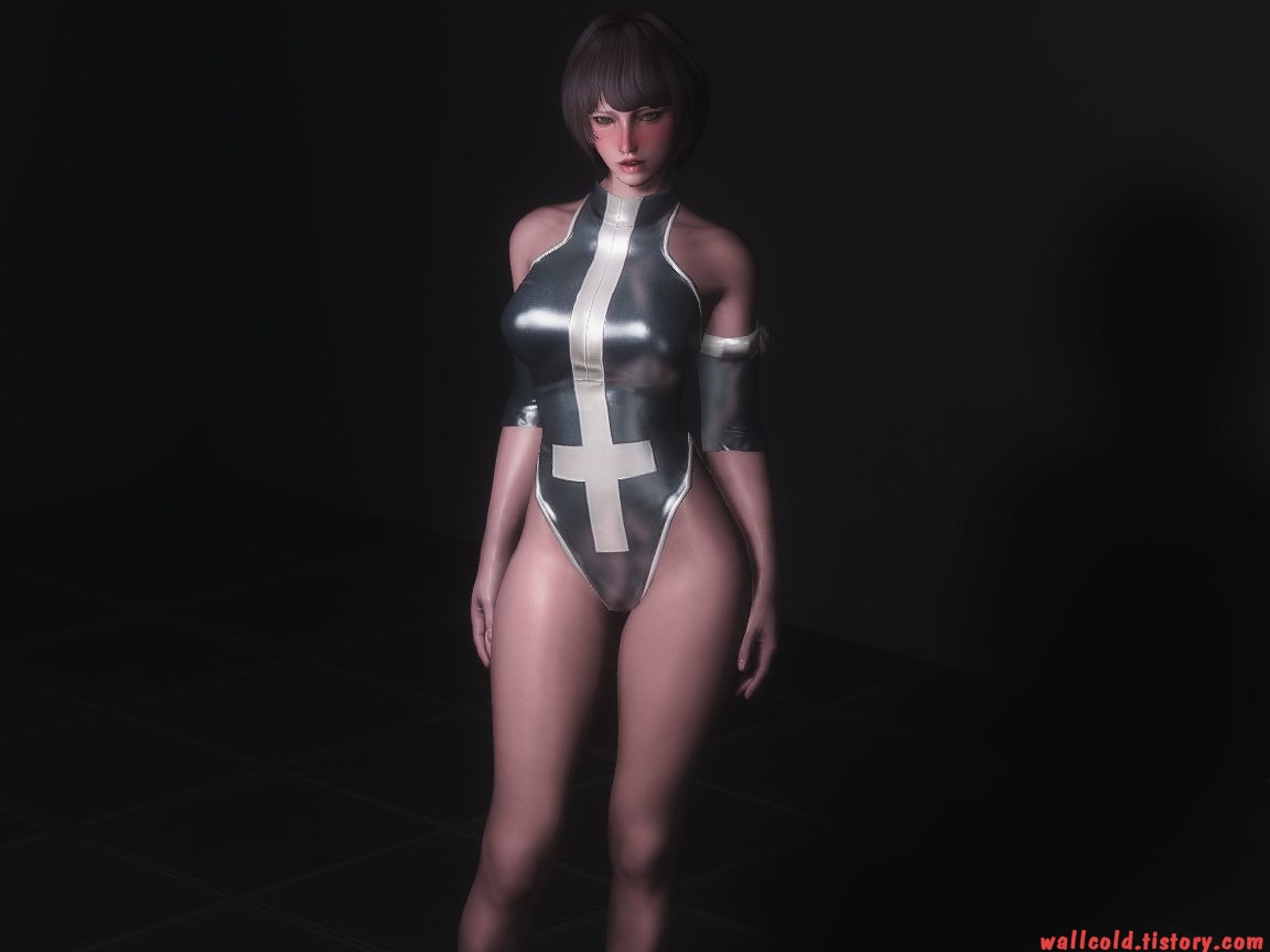 스카이림 의상 - 로브 의상 fairy tail ultear cape hdt skyrim mod 002