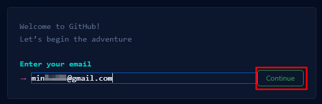 GitHub(깃허브) 가입하기 - 이메일 입력