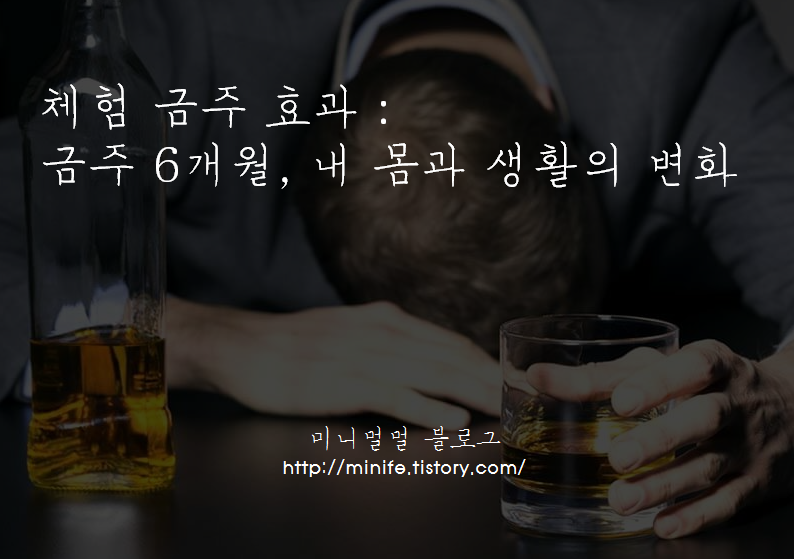 금주 효과 : 금주 6개월, 몸과 생활의 변화 체험