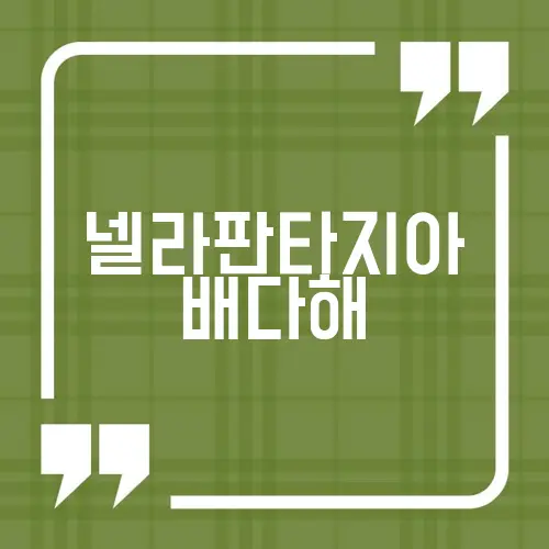 넬라판타지아 배다해