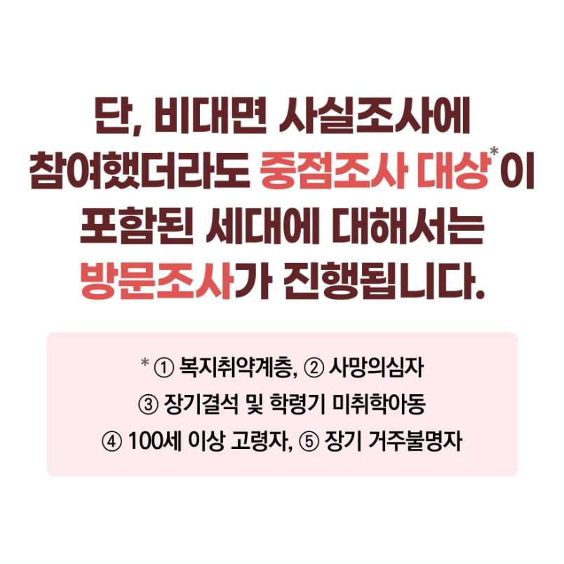 2023 주민등록 사실조사