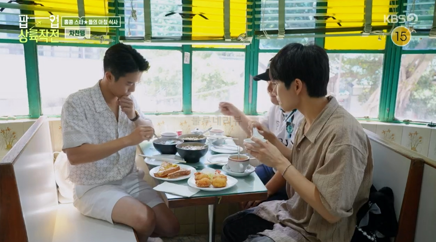 팝업 상륙작전 차찬텡, 홍콩 스타들의 아침 식사, 미★카페 식당 촬영지 - 밀크티 원앙티 홍콩식아침 프렌치토스트 국수 12 img