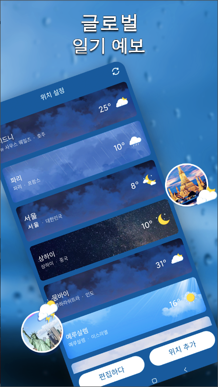 일기예보 어플&#44; 지역 일기 예보&#44; 오늘 날씨 예보&#44; 내일 날씨 예보 보기