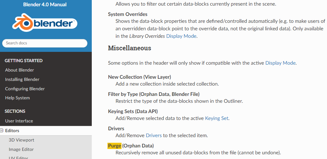 [Blender]기능 Manual illuam