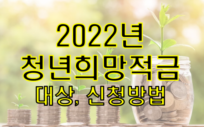  2022년 청년희망적금 은행별 다른 금리 한눈에 확인하자. (청년희망적금 5부제는?)