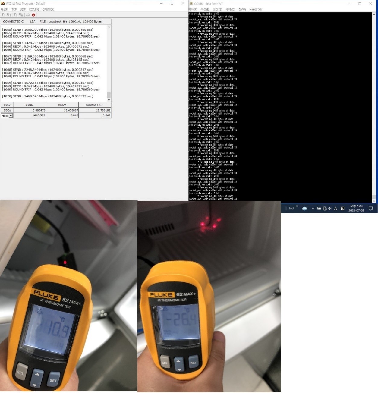 Operation and speed degradation when aging at a temperature below -20 degrees for a long time