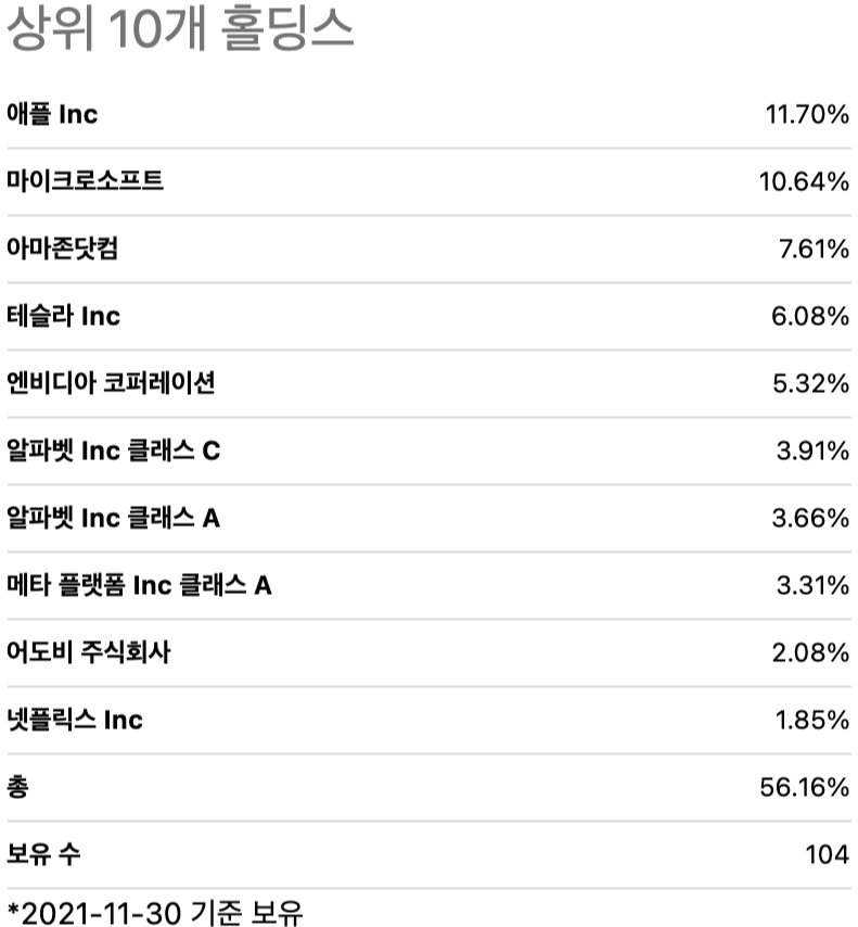 QQQ-상위10종목
