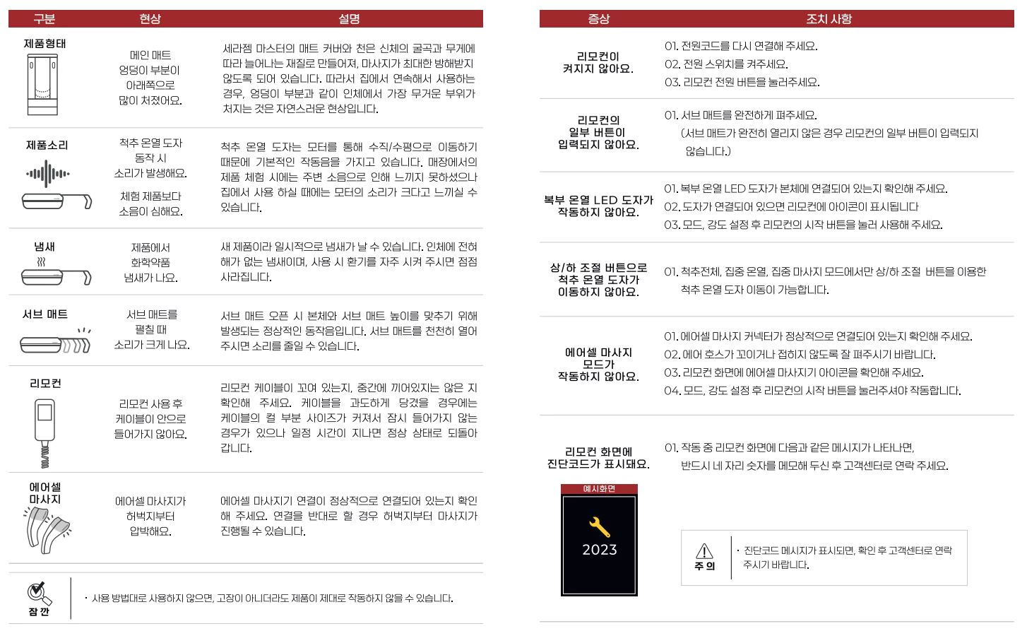 세라젬 사용법
