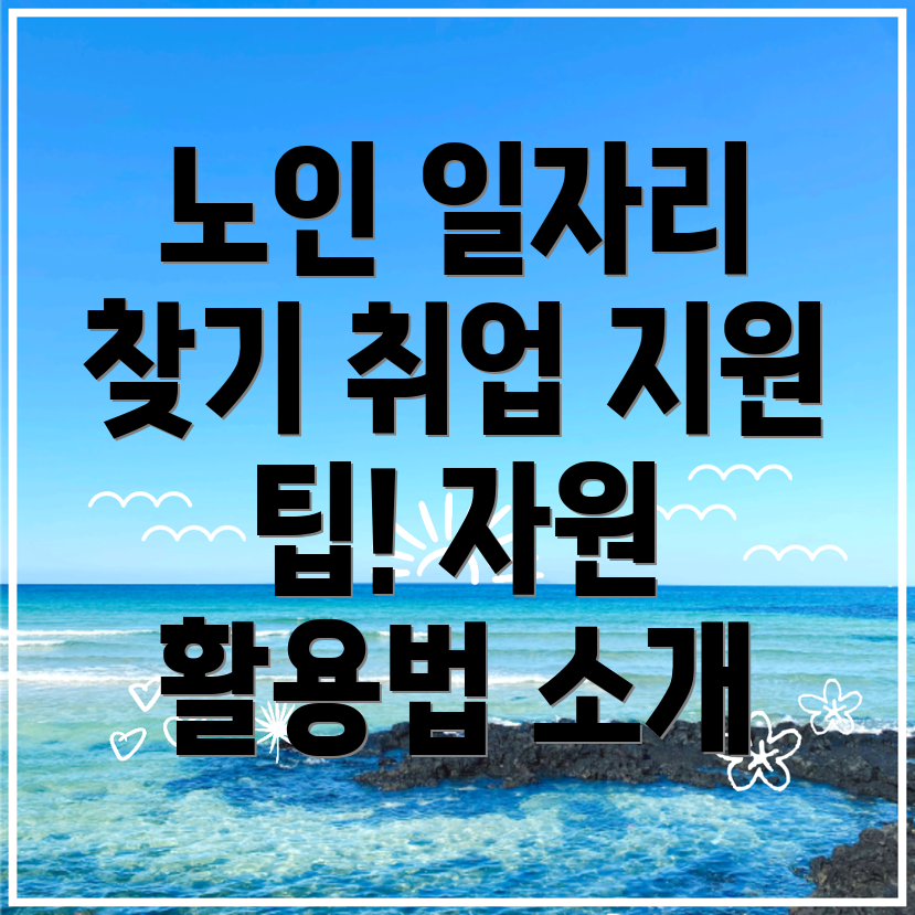 노인 일자리
