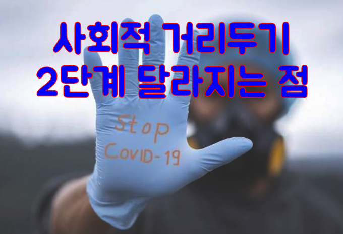  코로나 2단계 달라지는 점 학교 어린이집 헬스장은