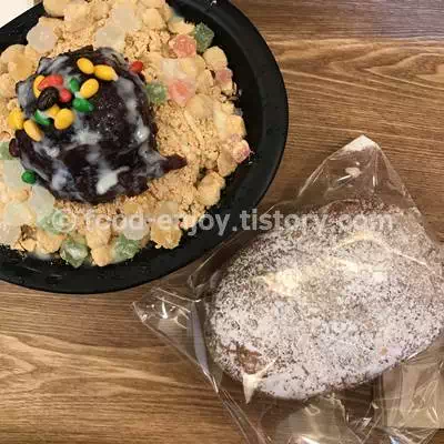 팥빙수-미니맘모스빵