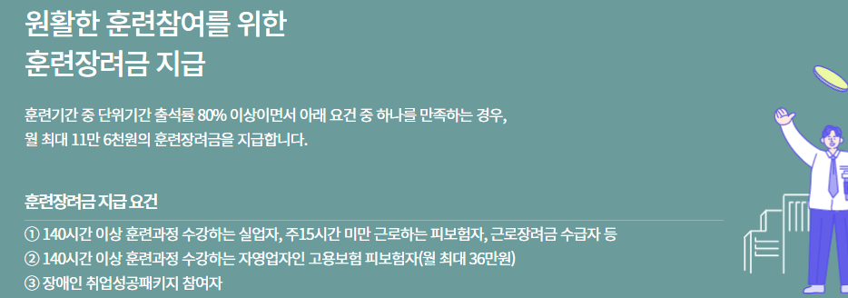 내일배움카드 지원내용