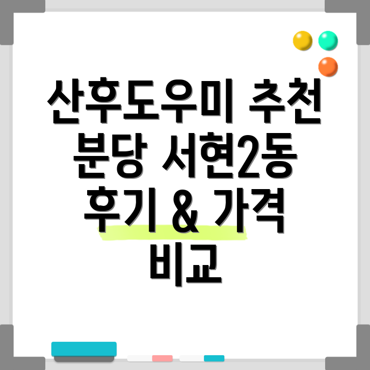 서현2동 산후도우미