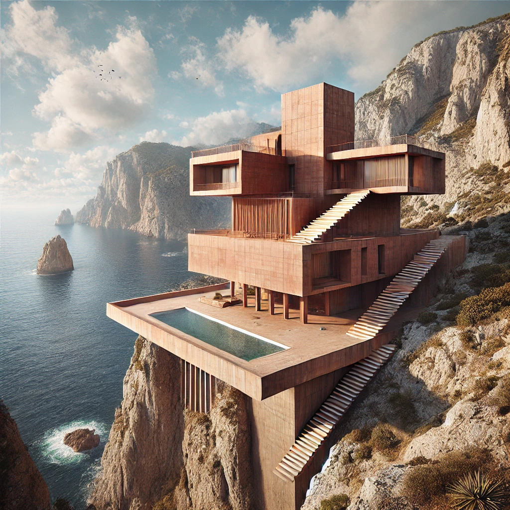 Casa Malaparte 절벽 위의 고독한 아름다움