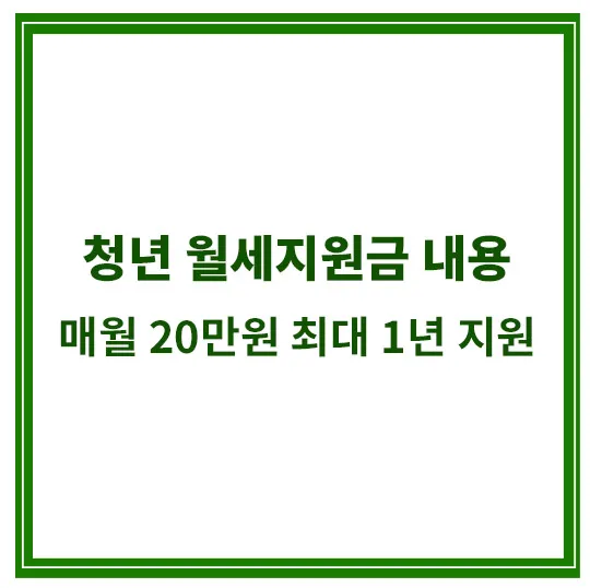 청년-월세지원금-내용